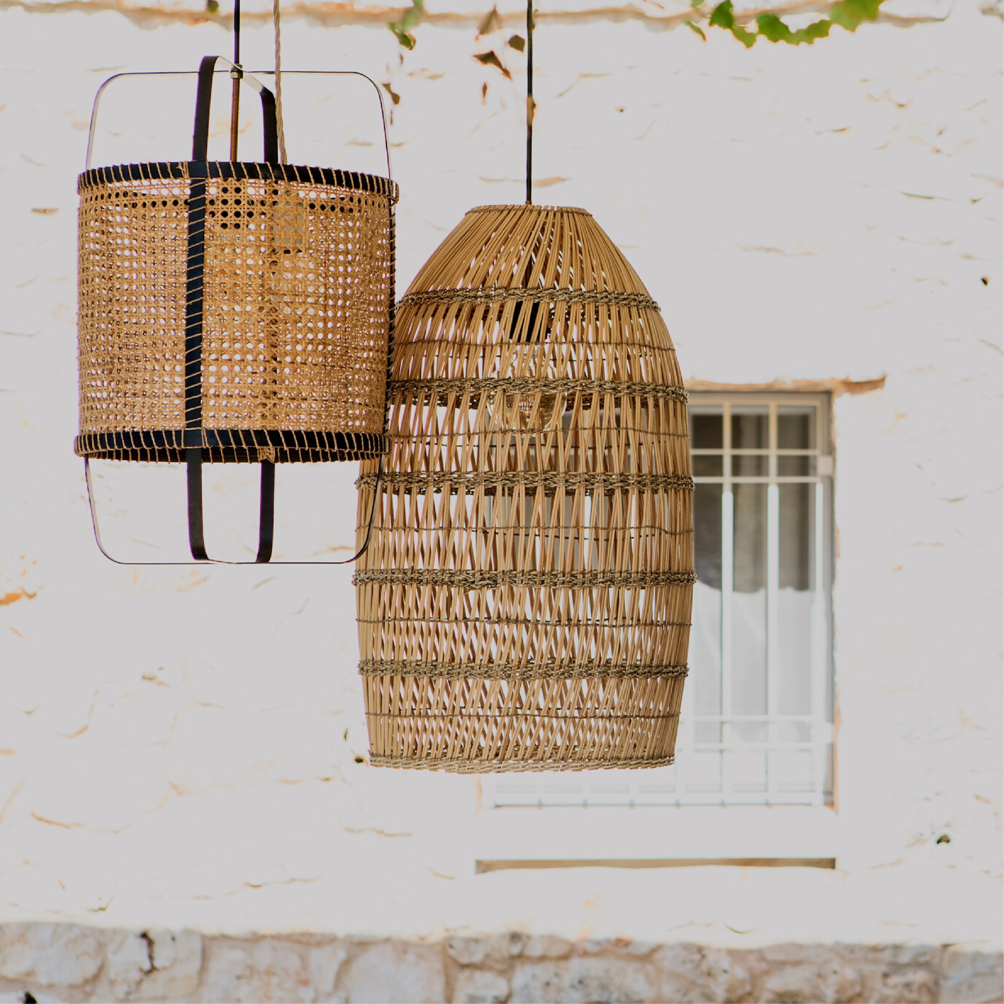 Cross-Open Fabric Lamp