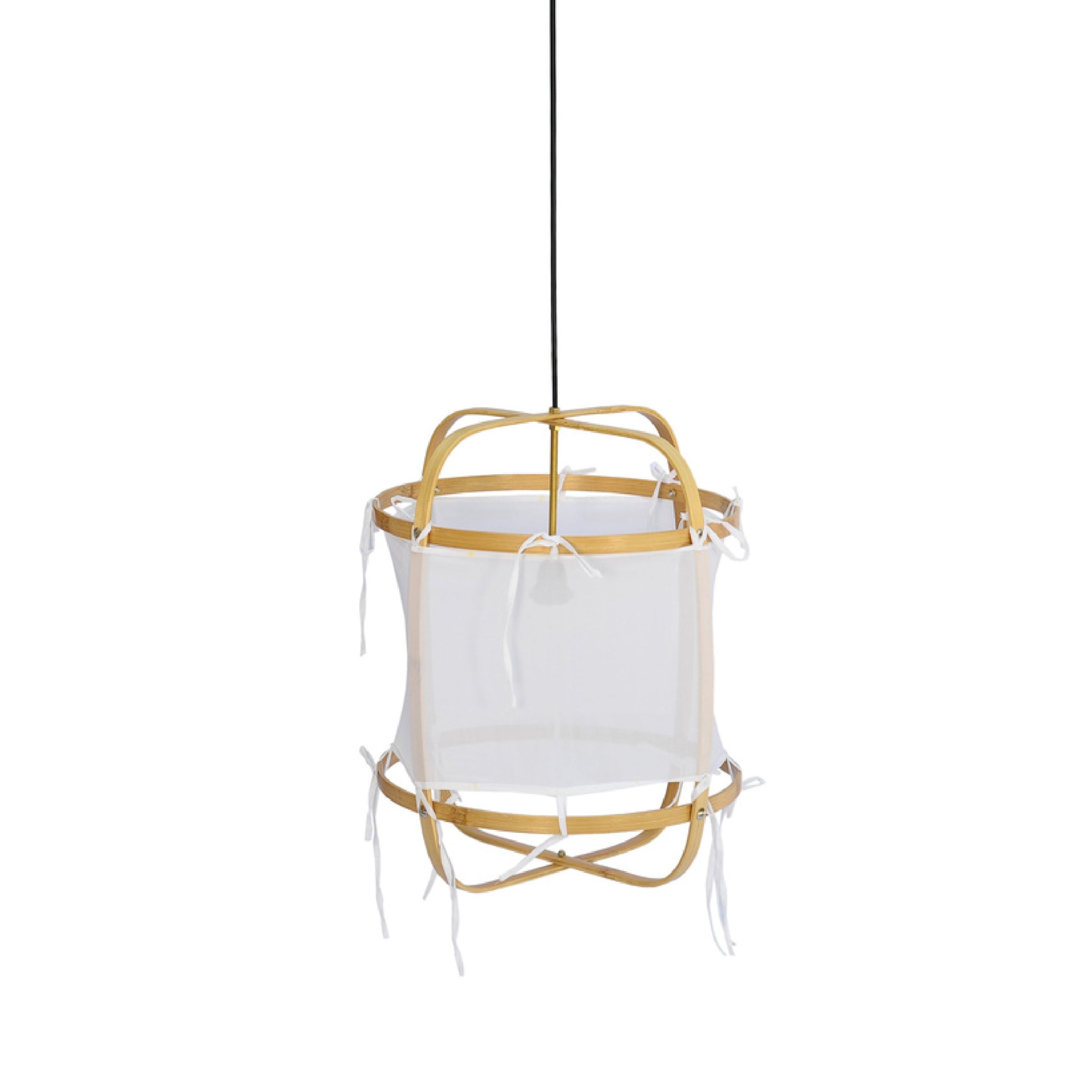 Cross-Open Fabric Lamp Large