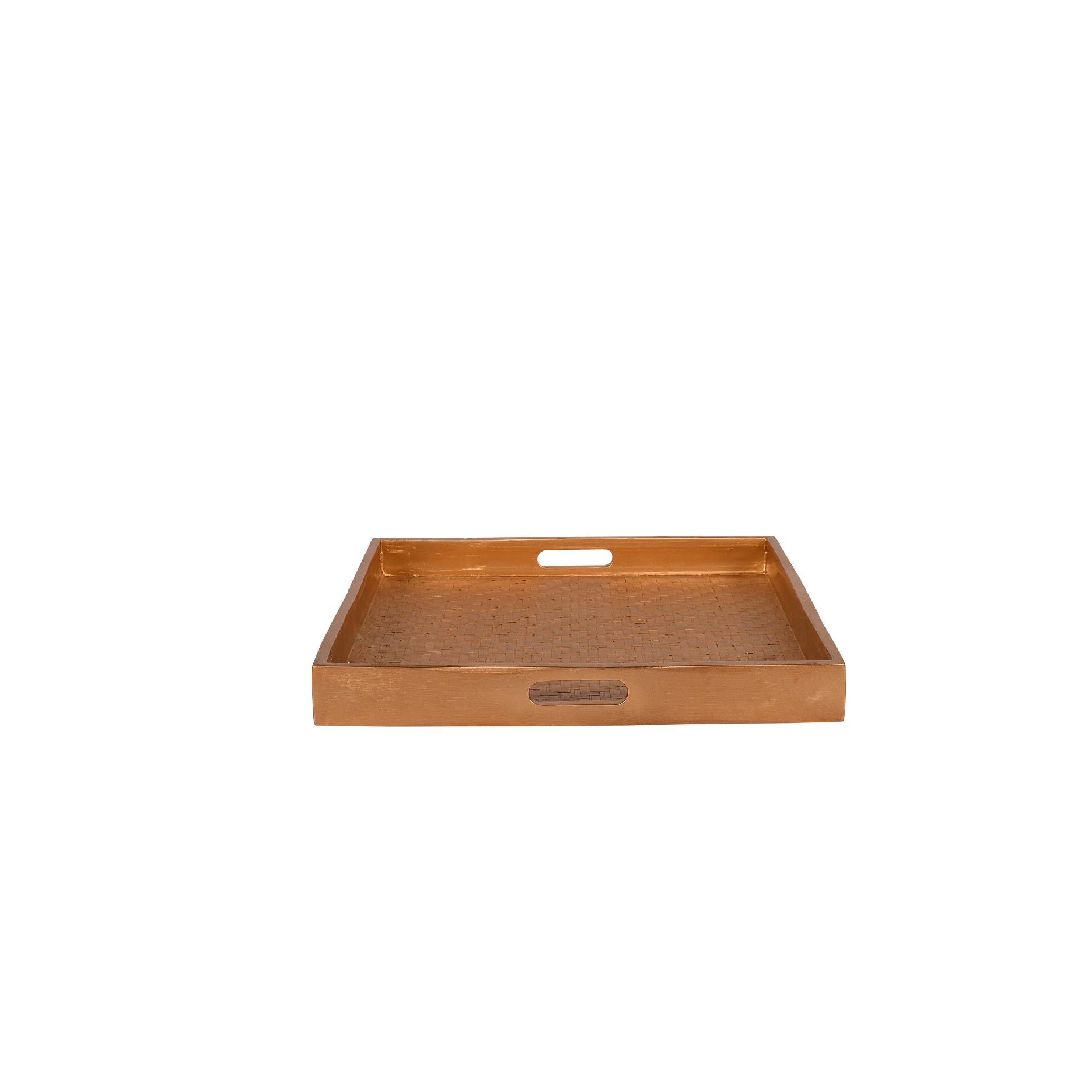Bamboo Square Tray Full Color