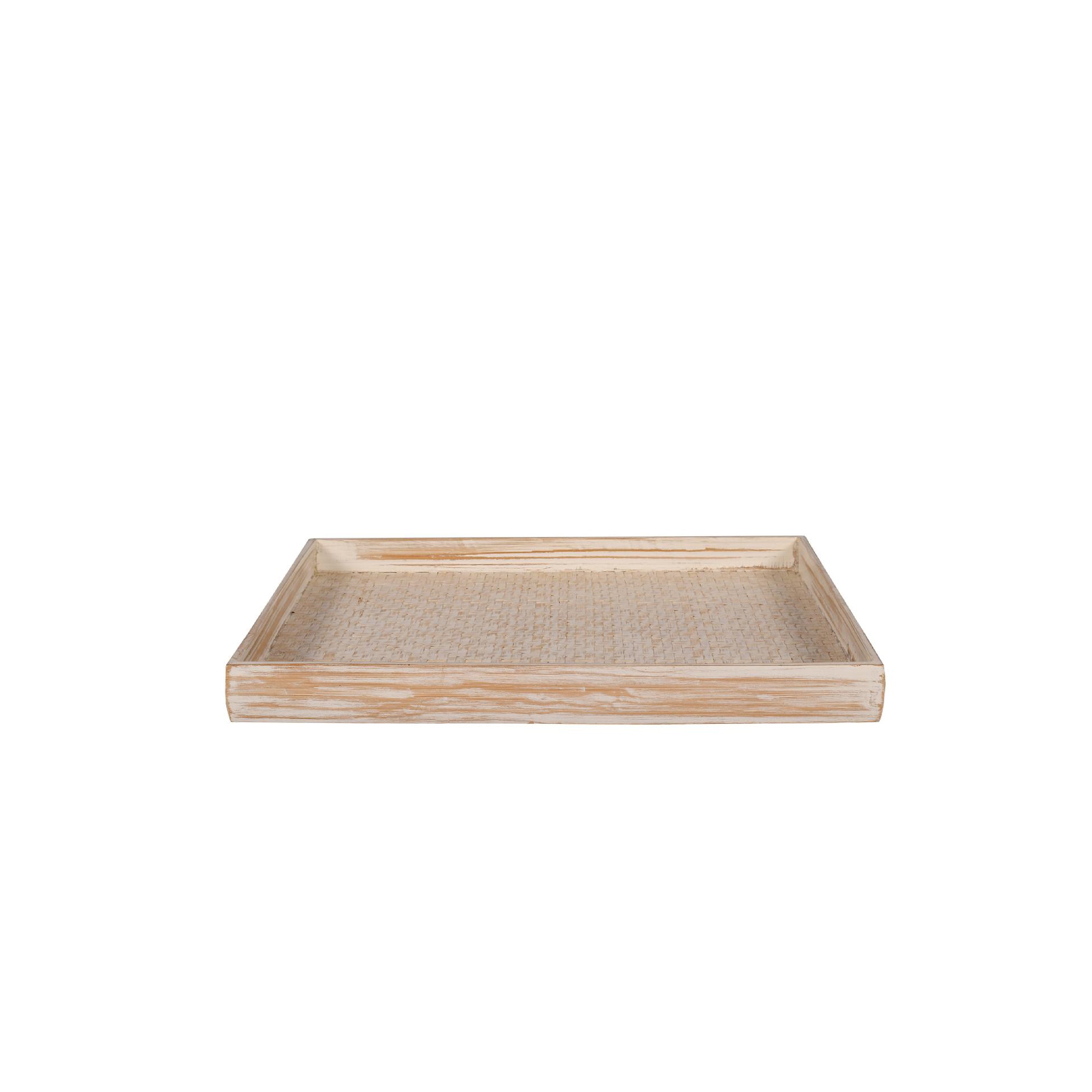 Bamboo Rectangular Tray Classic Weaving