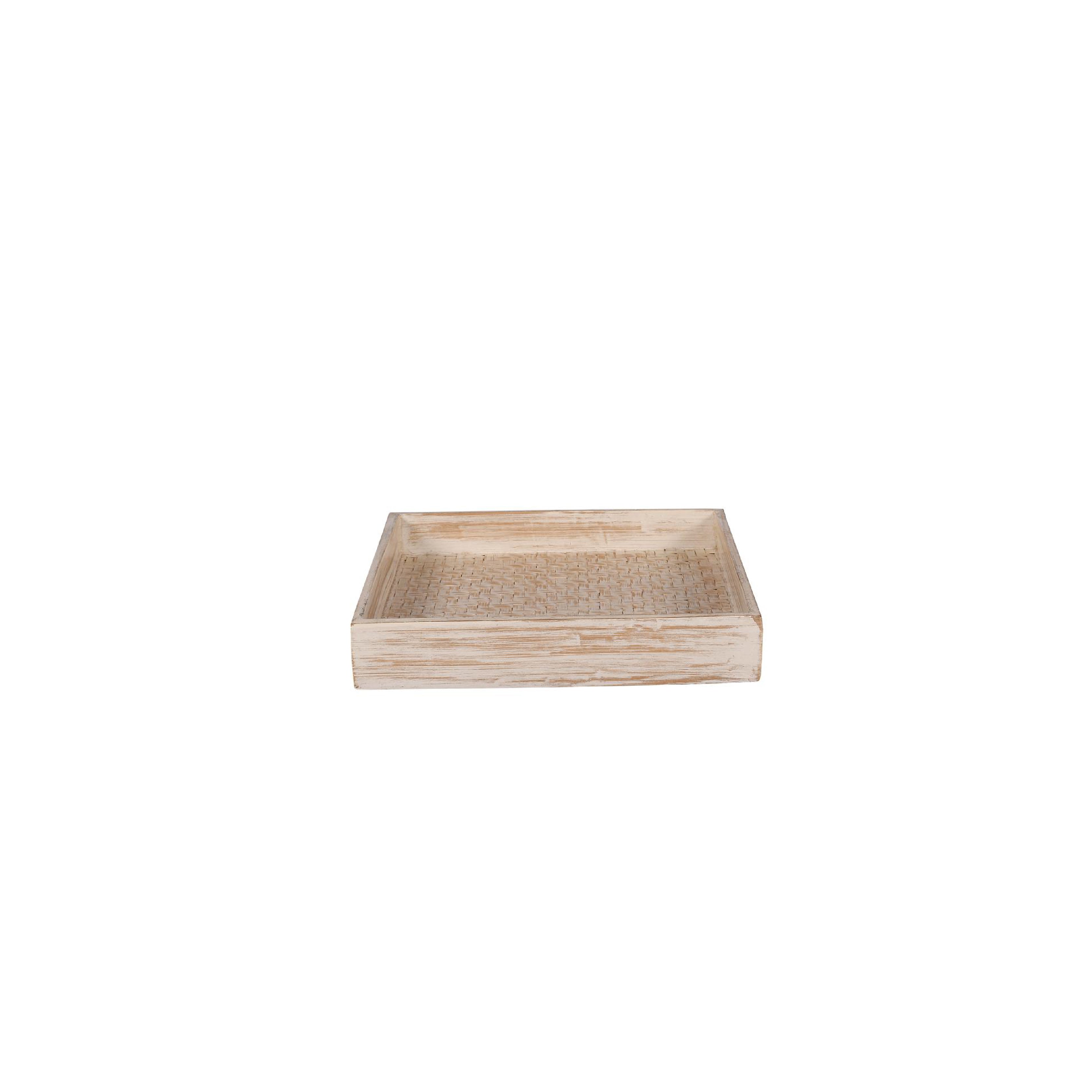 Bamboo Square Tray Classic Weaving
