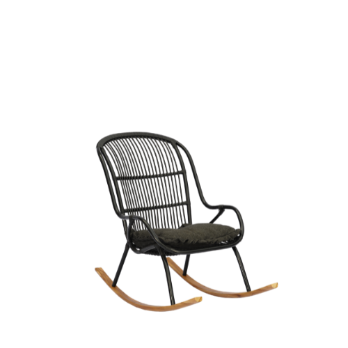 Assens Rocking Chair-Teak Feet