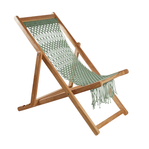 Fes Deck Chair Macrame Weaving