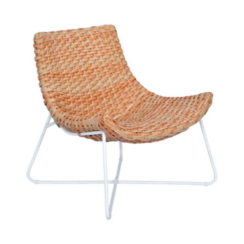 Monaco Low Back Chair-Closed Weaving