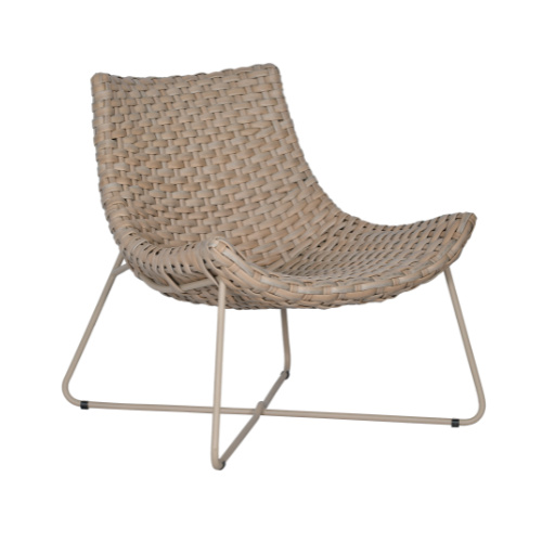 Monaco Low Back Chair-Closed Weaving