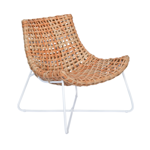 Monaco Low Back Chair-Open Weaving
