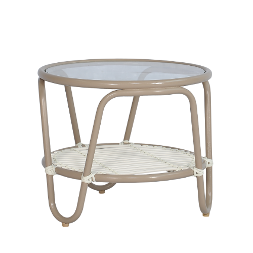 Puerto Rico Side Table With Shelf