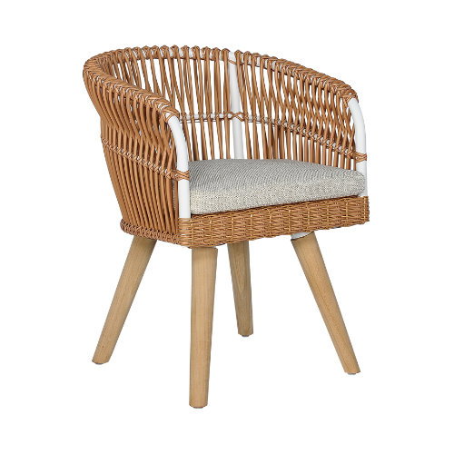 Aruba 2 Dining Armchair-Teak Feet