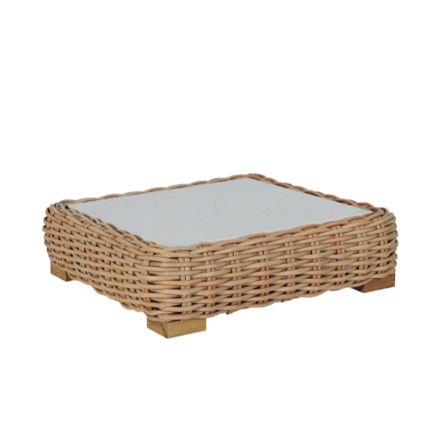 Bubble Square Coffee Table-Marble Top
