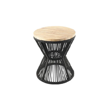 Thea Round Stool – Black