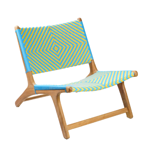 Vienna Relax Chair Blue Big Diamond