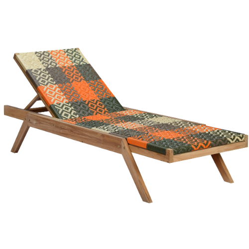 Vienna Sunbed Full Weaving Burberry Tiger