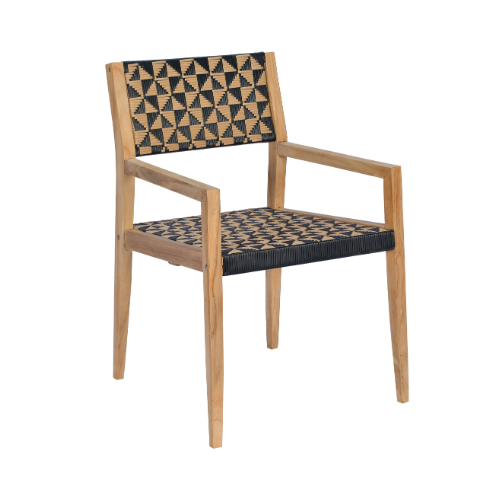 Vienna Dining Armchair Full Weaving Farfalla Dark