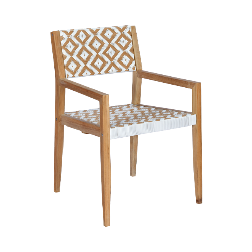 Vienna Dining Armchair Full Weaving Losanga