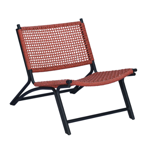 Vienna Relax Aluminium Synthetic Rope Charita Weaving Closed Frame