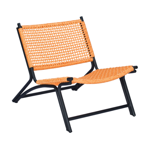 Vienna Relax Aluminium Synthetic Rope Charita Weaving Closed Frame