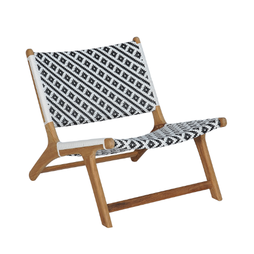 Vienna Relax Chair B&W Flower