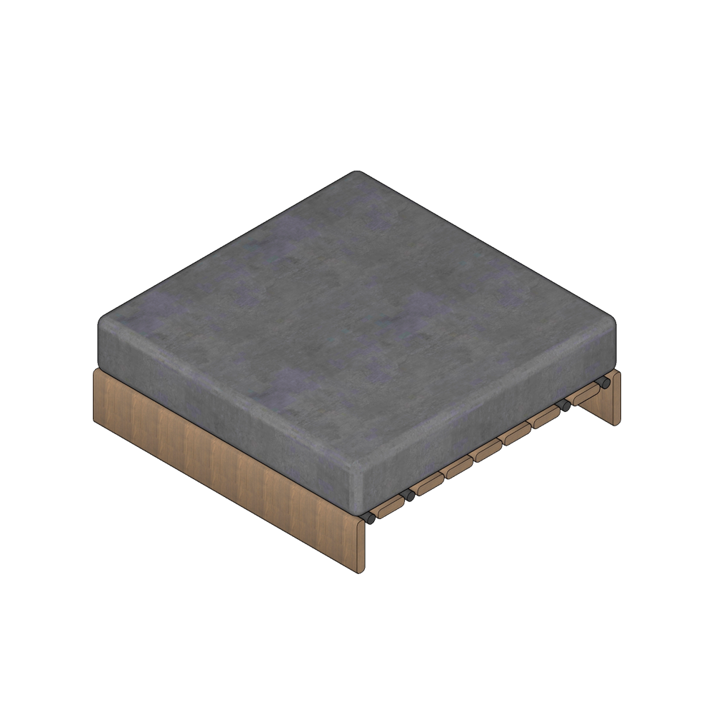 Casual Stool With Cushion