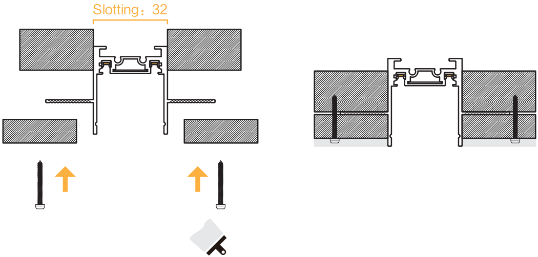 M26 – Ultra-thin Magnetic Track System YZ-M26D