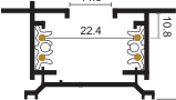 4-Wire Track Rail System YZ6403