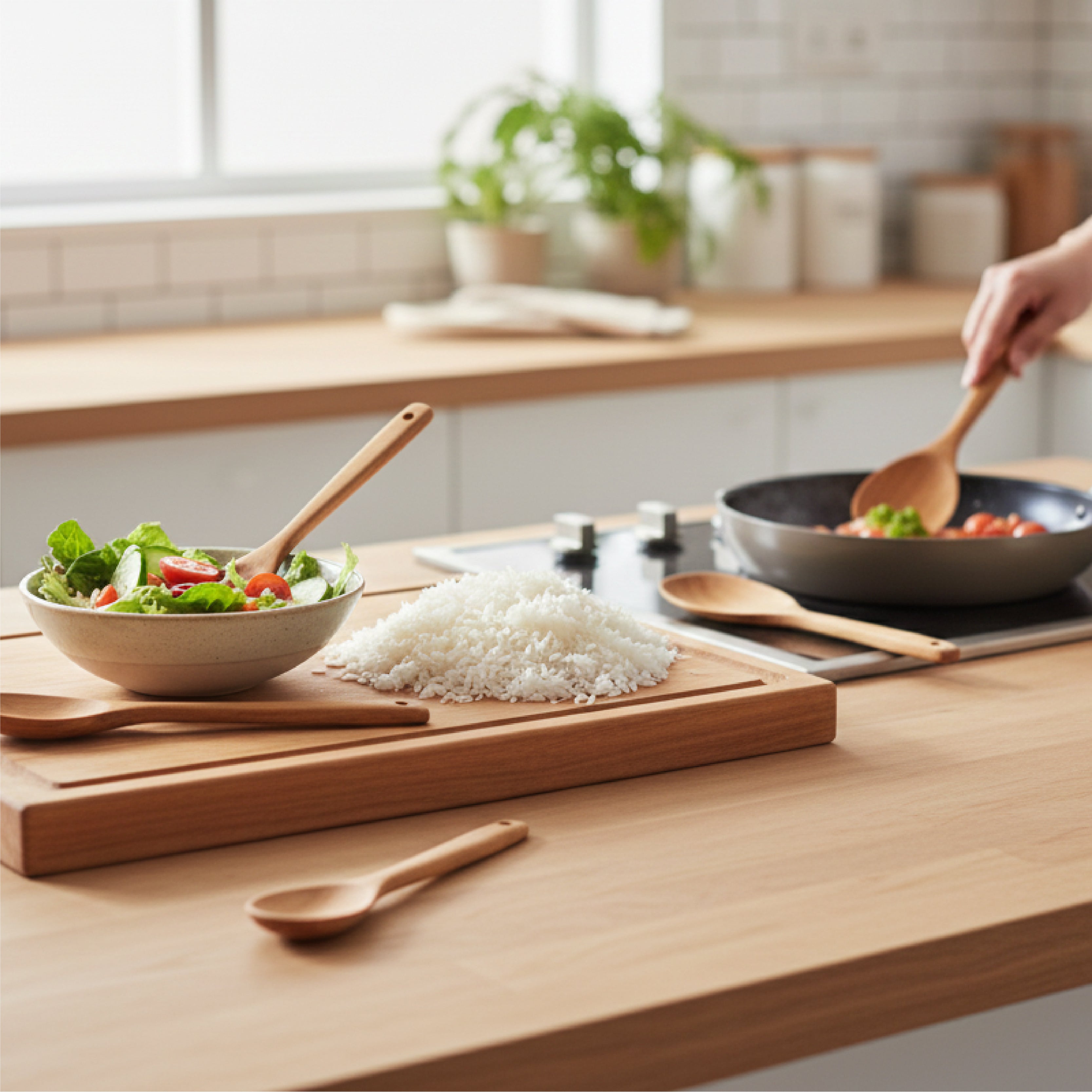 Teak Spoon & Spatula