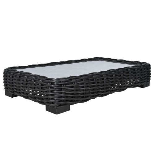 Bubble Rectangular Coffee Table-Marble Top
