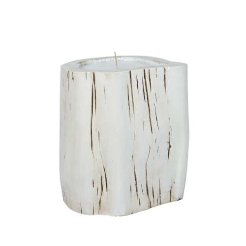 Candle Log Amber Wash