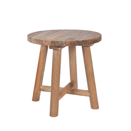 Ubud Stripes Coffee Table D45 Teak Top