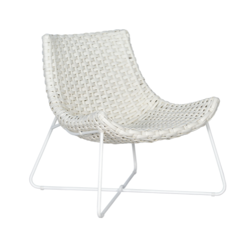 Monaco Low Back Chair-Closed Weaving