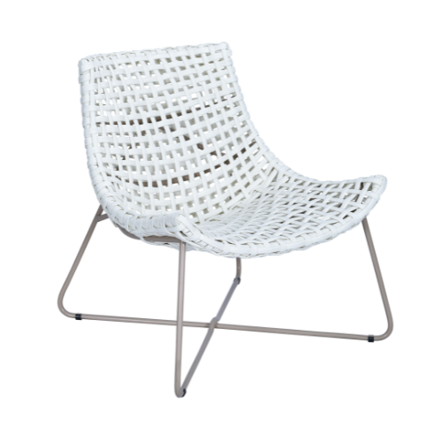 Monaco Low Back Chair-Open Weaving