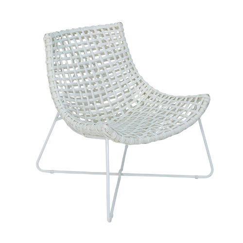 Monaco Low Back Chair-Open Weaving