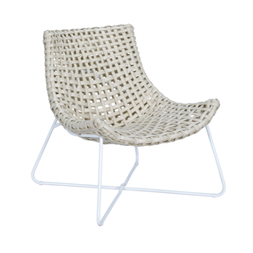 Monaco Low Back Chair-Open Weaving