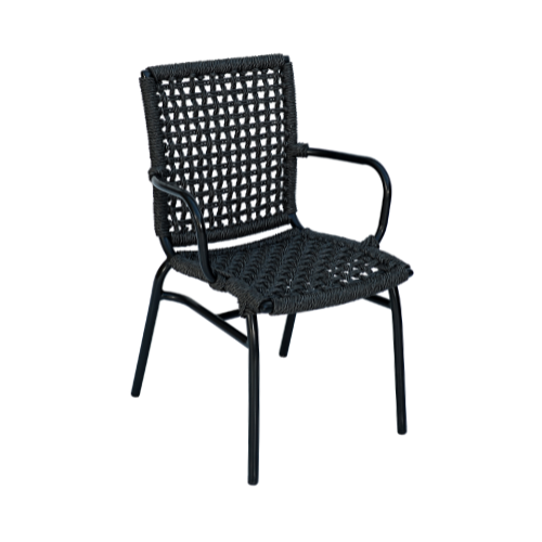 Lara Dining Armchair-Single Weaving