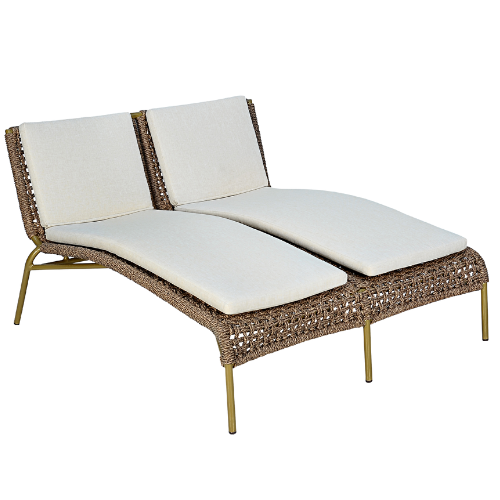 Lara Double Chaise Longue-Single Weaving