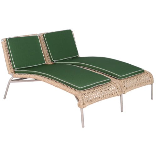 Lara Double Chaise Longue-Single Weaving