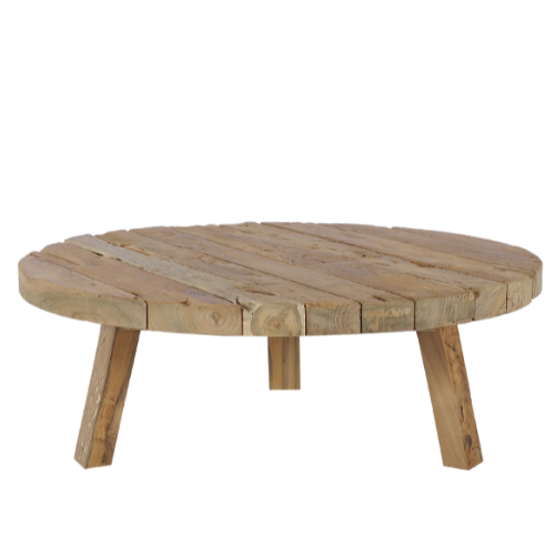Rustic Round Coffee Table 100