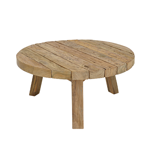 Rustic Round Coffee Table 80
