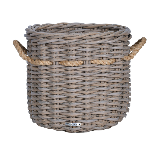 Pot Basket With Fiber Rope M