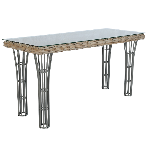 Renato Bar Table-Glass Top