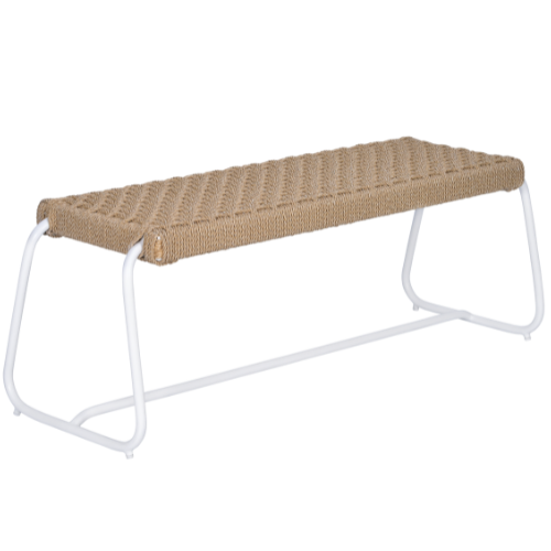 Renato Bench Open Weaving