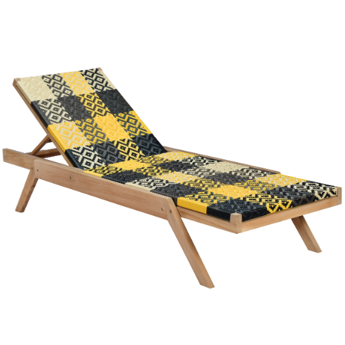 Vienna Sunbed Full Weaving Burberry Jellow