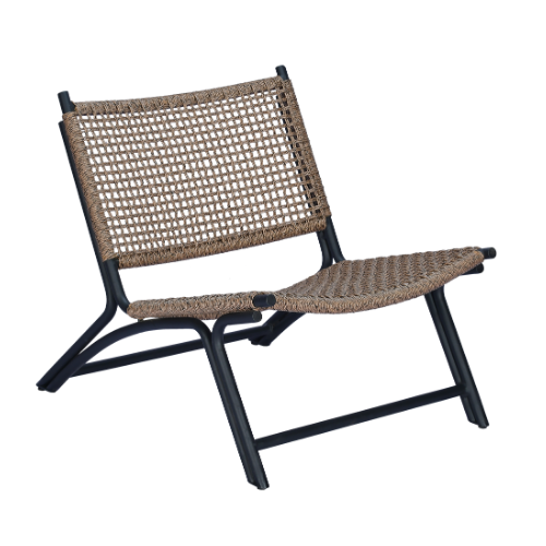 Vienna Relax Aluminium Synthetic Rope Charita Weaving Closed Frame
