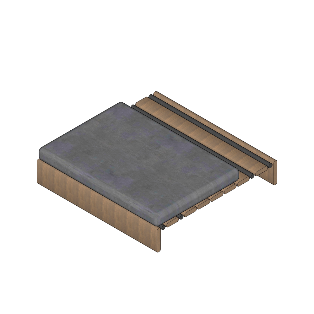 Casual Bench With Coffee Table
