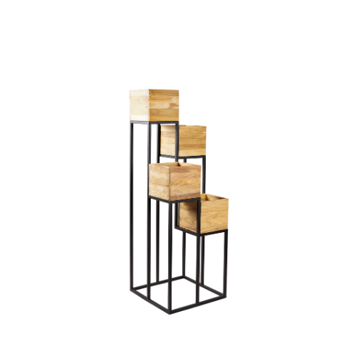 Ciro Planter Rack-Wood Vase 115