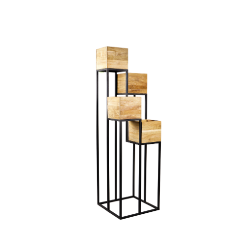 Ciro Planter Rack-Wood Vase 135