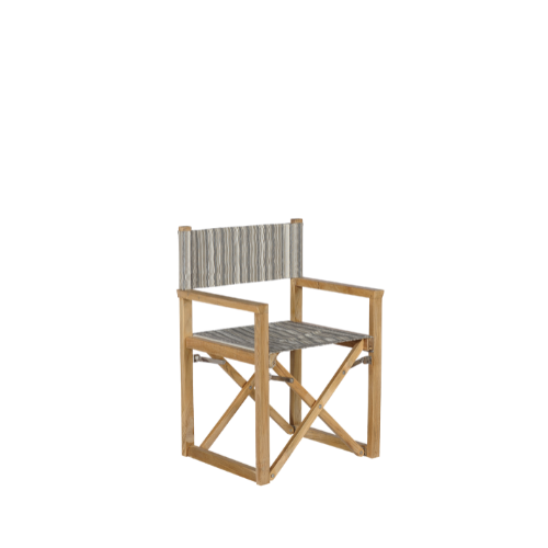 Miami Director Chair-Brown Stripes