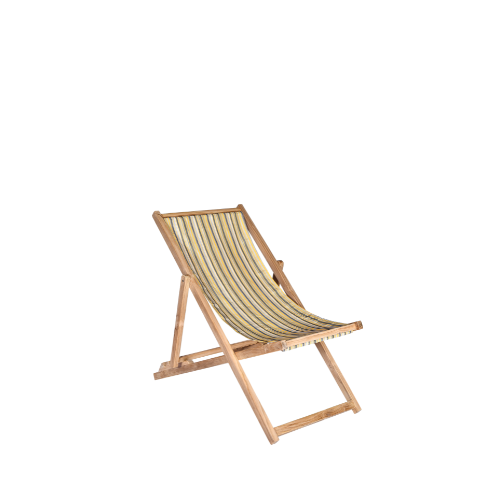 Miami Deck Chair-Sunrise Stripes