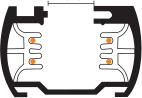 4-Wire Track Rail System  YZ6401